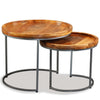 Beistelltisch-Set Avel (2er-Set Mangoholz)