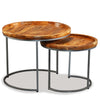 Beistelltisch-Set Avel (2er-Set Mangoholz)
