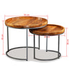 Beistelltisch-Set Avel (2er-Set Mangoholz)