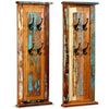 Garderobe Izrael 38x100cm (2 Stück recyceltes Massivholz)