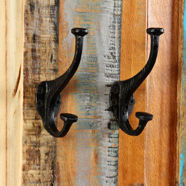 Garderobe Izrael 38x100cm (2 Stück recyceltes Massivholz)