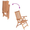 Klappbare Gartenstühle Loleta (2 Stück Teak)