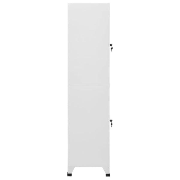 Garderobenschrank Ostia 38x45x180cm (mit 2 Fächern)