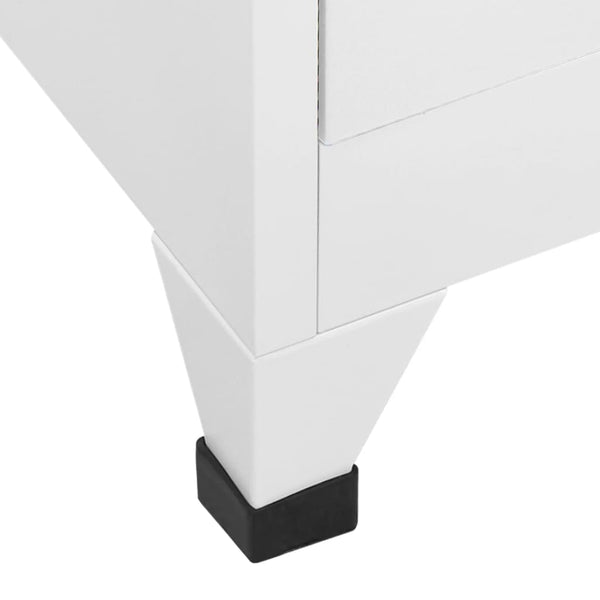 Garderobenschrank Ostia 38x45x180cm (mit 2 Fächern)