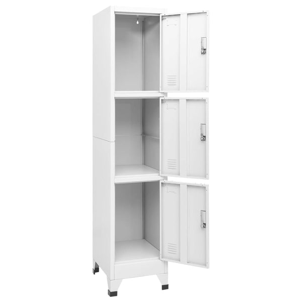 Schließfachschrank Ostia 38x45x180cm (mit 3 Fächern)