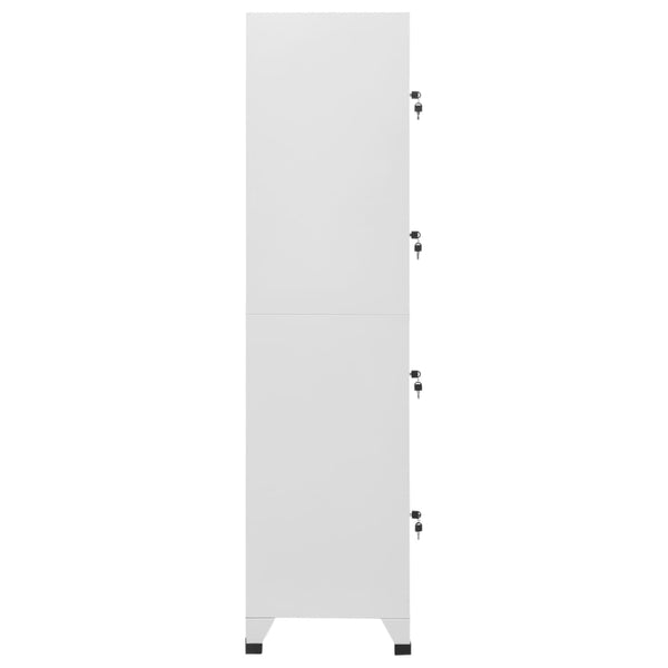 Lukkokaappi Ostian 38x45x180cm (4 lokerolla)