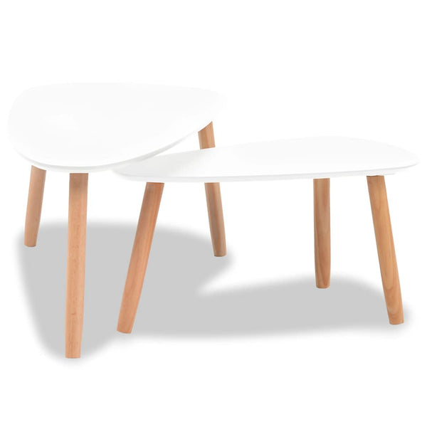 Couchtisch-Set Iujea weiß (2 Stk. Kiefer)