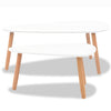 Couchtisch-Set Iujea weiß (2 Stk. Kiefer)