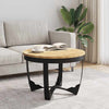 Kompletter Couchtisch Minella 60x40cm (Mangoholz, grob)