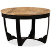 Kompletter Couchtisch Minella 60x40cm (Mangoholz, grob)