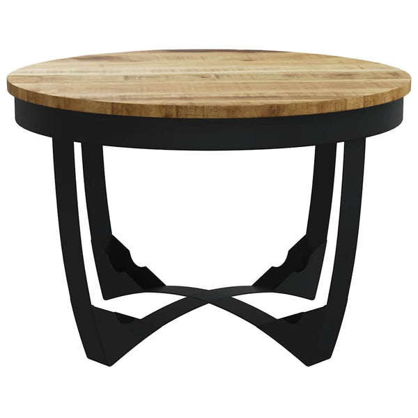 Kompletter Couchtisch Minella 60x40cm (Mangoholz, grob)