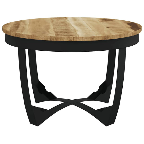 Kompletter Couchtisch Minella 60x40cm (Mangoholz, grob)
