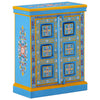 Türkises handbemaltes Sideboard Mango Holz Crepuscul