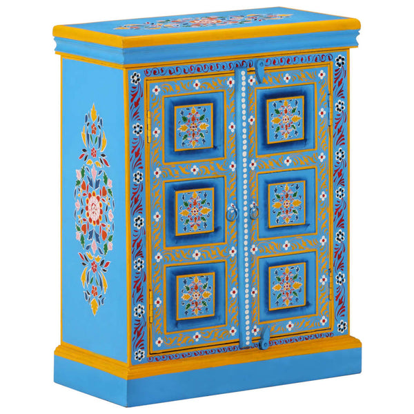 Türkises handbemaltes Sideboard Mango Holz Crepuscul