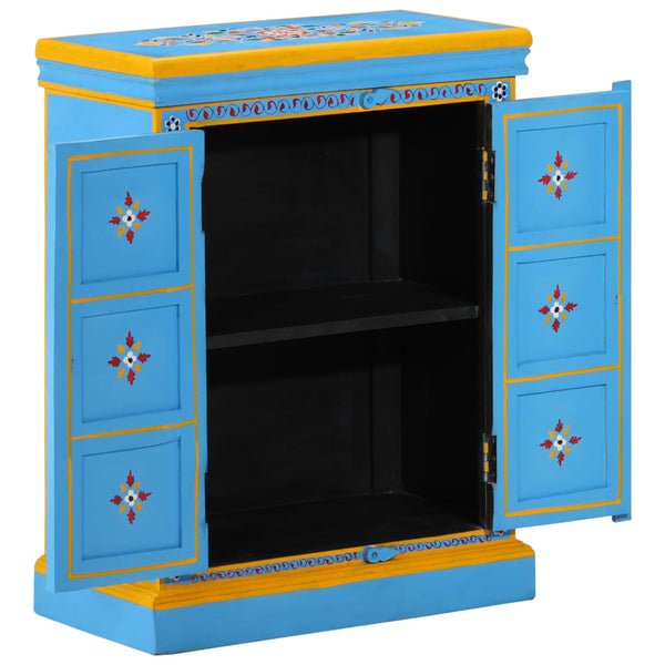 Türkises handbemaltes Sideboard Mango Holz Crepuscul