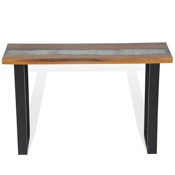 Teak-Beistelltisch Ovadiuc 100x35x75cm