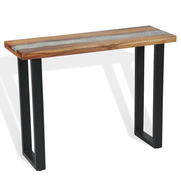Teak-Beistelltisch Ovadiuc 100x35x75cm