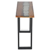 Teak-Beistelltisch Ovadiuc 100x35x75cm