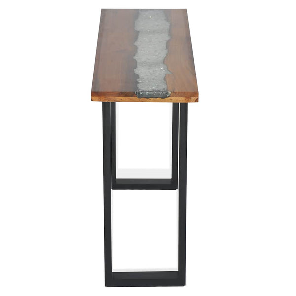 Teak-Beistelltisch Ovadiuc 100x35x75cm