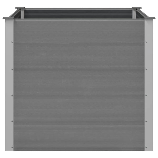Graues Hochbeet für den Garten WPC Teofist 100x100x91cm