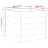 Graues Hochbeet für den Garten WPC Teofist 100x100x91cm