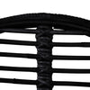 Schwarze Esszimmerstühle Lemia (2er Set Naturrattan)