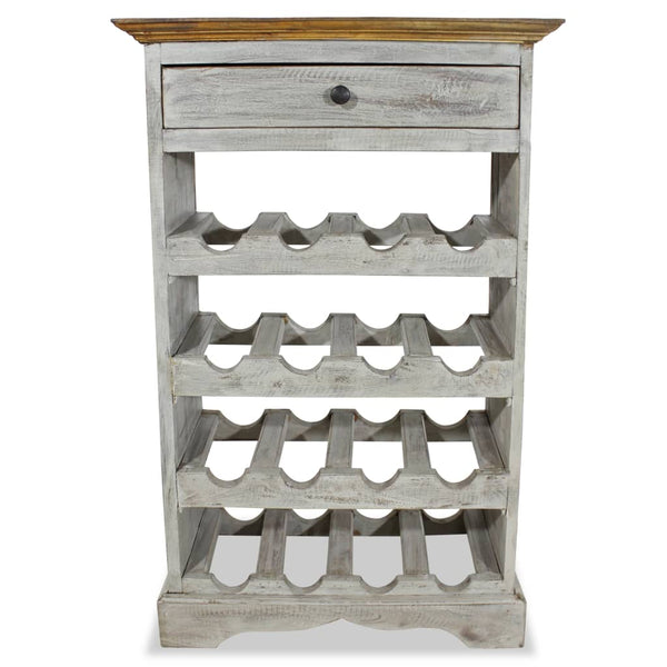Weinflaschenregal Vora 55x23x85cm (massives recyceltes Holz)