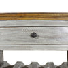 Weinflaschenregal Vora 55x23x85cm (massives recyceltes Holz)