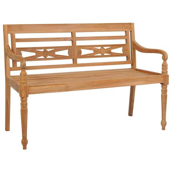 Batavia-penkki Ritu 120cm (tiikki)
