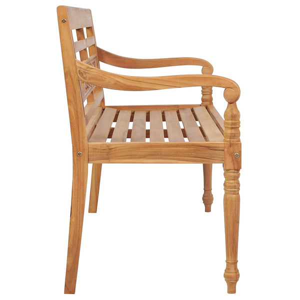 Batavia-penkki Ritu 120cm (tiikki)