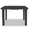Antrazit-Gartentisch Vidca 101x68x72cm (Kunststoff)