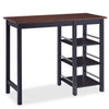 Schwarzes Bar-Set Vitu (3-teilig MDF)