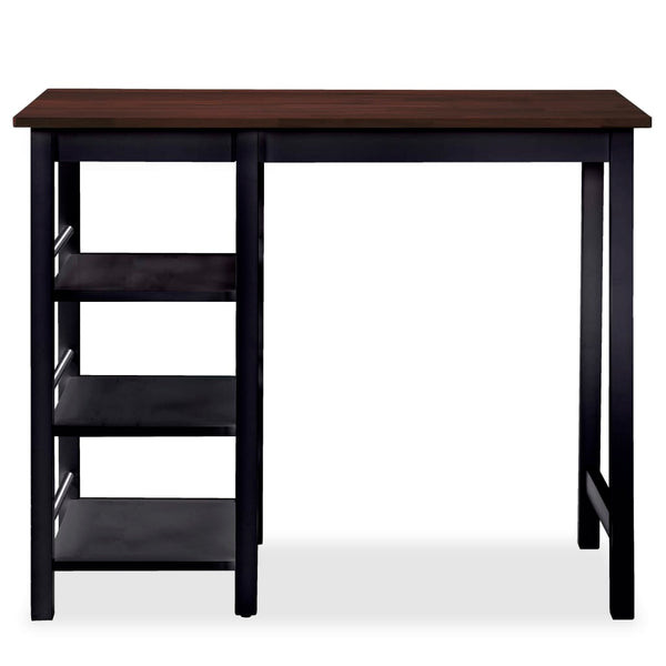 Schwarzes Bar-Set Vitu (3-teilig MDF)