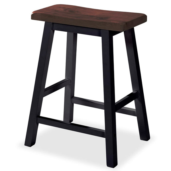 Schwarzes Bar-Set Vitu (3-teilig MDF)
