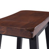 Schwarzes Bar-Set Vitu (3-teilig MDF)