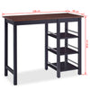 Schwarzes Bar-Set Vitu (3-teilig MDF)