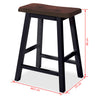 Schwarzes Bar-Set Vitu (3-teilig MDF)