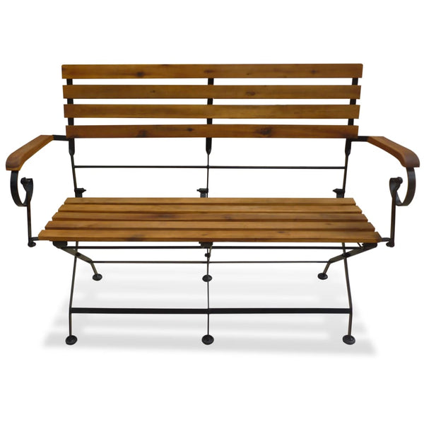 Klappbare Gartenbank Rudinca 112cm (Akazienholz)