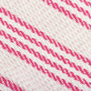 Pink-weiße Baumwollstreifen-Decke Kosmetik 220x250cm