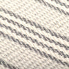 Graue und weiße Decke Baumwollstreifen Cosmetics 220x250cm
