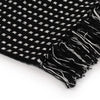 Schwarze Decke Baumwolle Quadrate Cosmetics 125x150cm