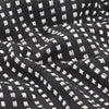Schwarze Decke Baumwolle Quadrate Cosmetics 125x150cm