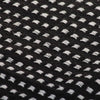 Schwarze Baumwolldecke Quadrate Cosmetics 160x210cm