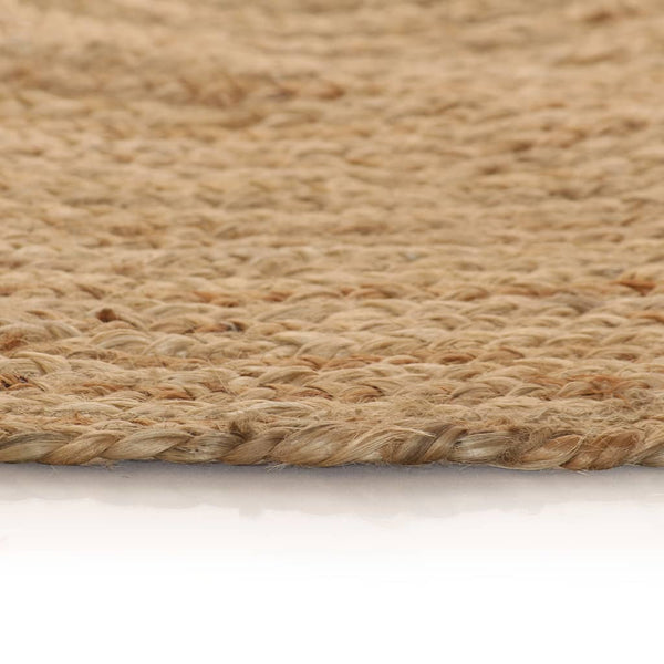 120 cm geflochtener runder Teppich Chrisine (Jute)