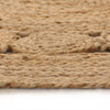 Chrisine runder geflochtener Teppich 120cm (Jute)