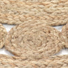 Chrisine runder geflochtener Teppich 120cm (Jute)