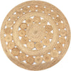 Chrisine geflochtener runder Teppich 150 cm (Jute)