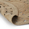 Chrisine geflochtener runder Teppich 150 cm (Jute)