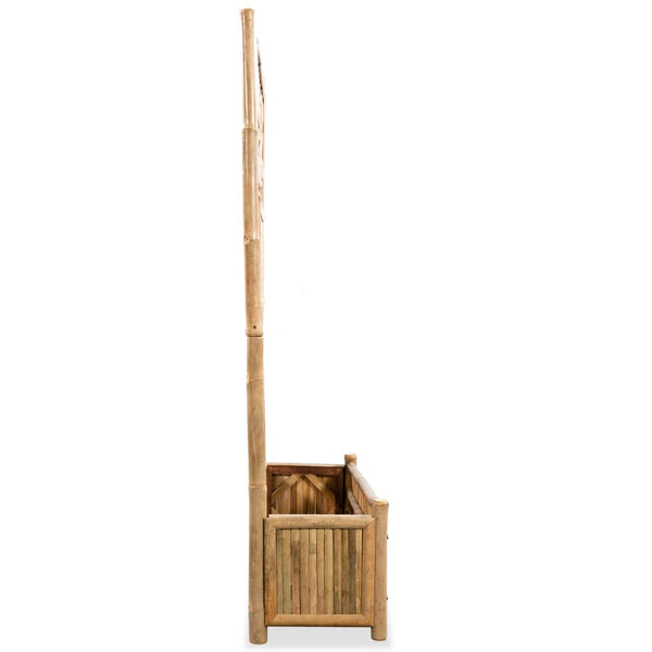 Korotettu kukkalaatikko säleiköllä bambu Dionisiu 70cm