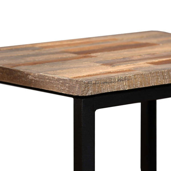 Satztisch Olemia (3er-Set aus massivem recyceltem Teakholz)